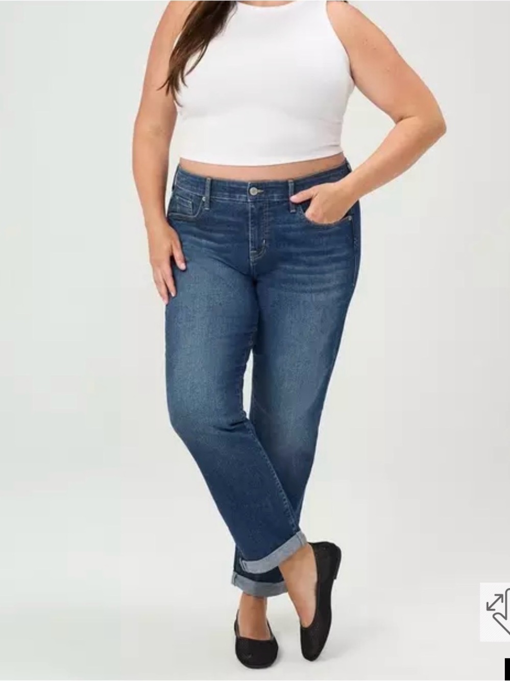Torrid Mid Rise Boyfriend Ankle jeans size 10R
